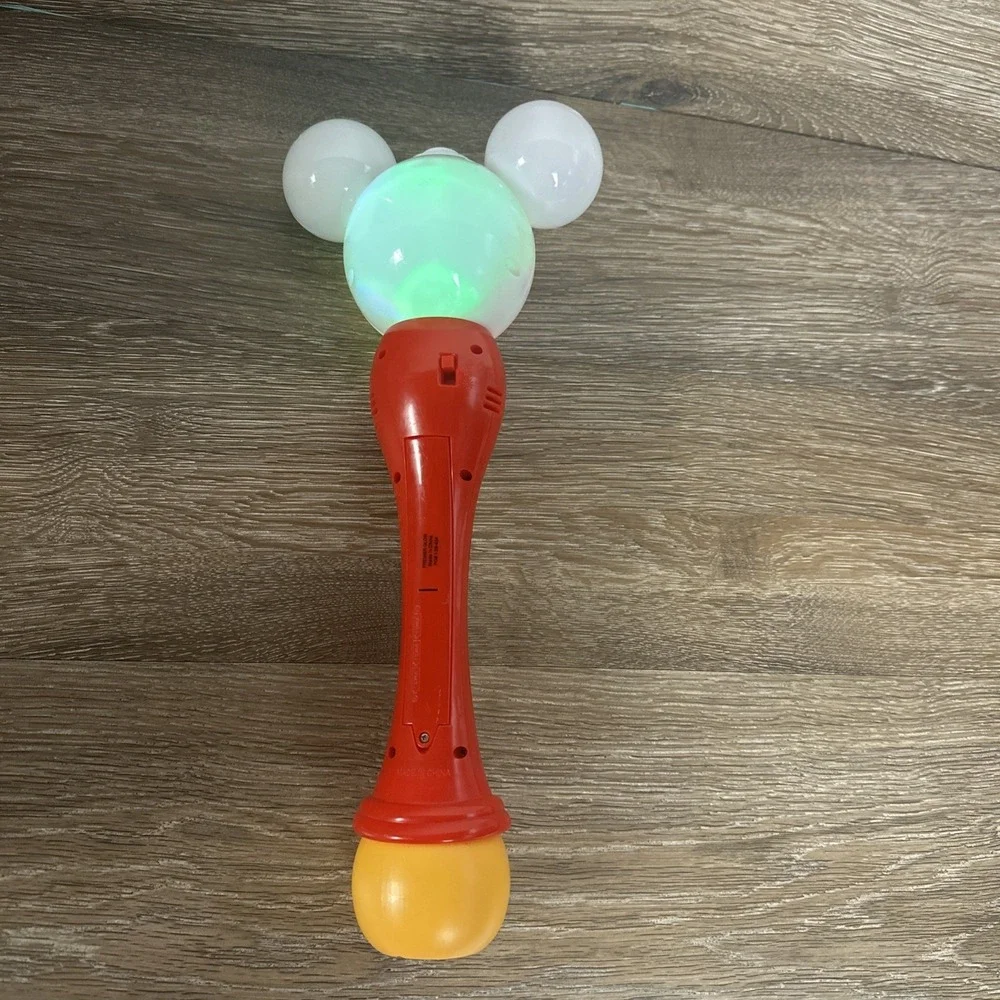 Disney Parks Disneyland Mickey Mouse Light Up Glow Bubble Wand Souvenir 14